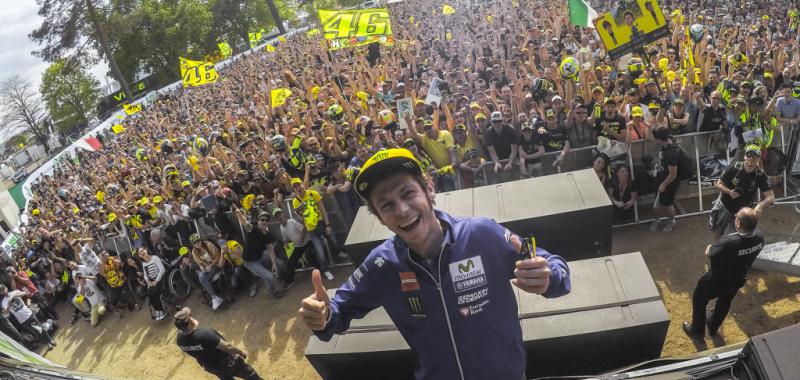 Rossi y sus fans