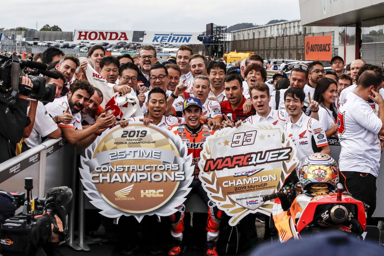 Celebración histórica para Honda