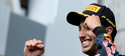 Ricciardo logra la tercera victoria de la temporada en el GP Bélgica