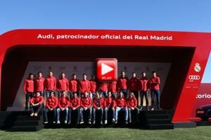Entrega de coches a los jugadores del Real Madrid C.F