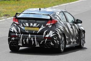 Primeras imagenes del futuro Honda Civic Type 'R'