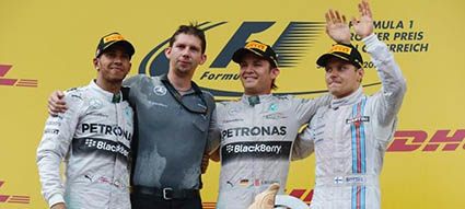 Otra vez Mercedes: Rosberg y Hamilton