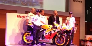 Se presentó el equipo Repsol Honda con Marquéz y Dani Pedrosa como protagonistas