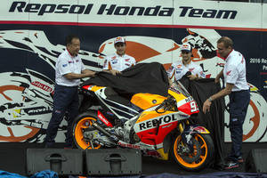 Puesta de largo del equipo Repsol Honda 2016