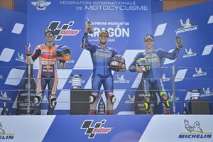 Alex Rins gana el Gran Premio de Aragón