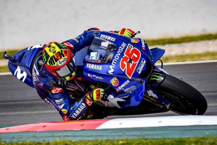 Viñales bate el récord de MotoGP el primer día en Assen