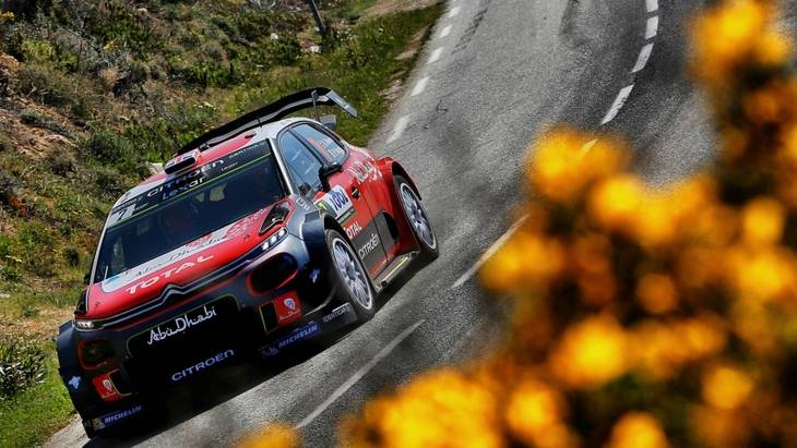 Kris Meeke, con Citroen, lídera la primera jornada