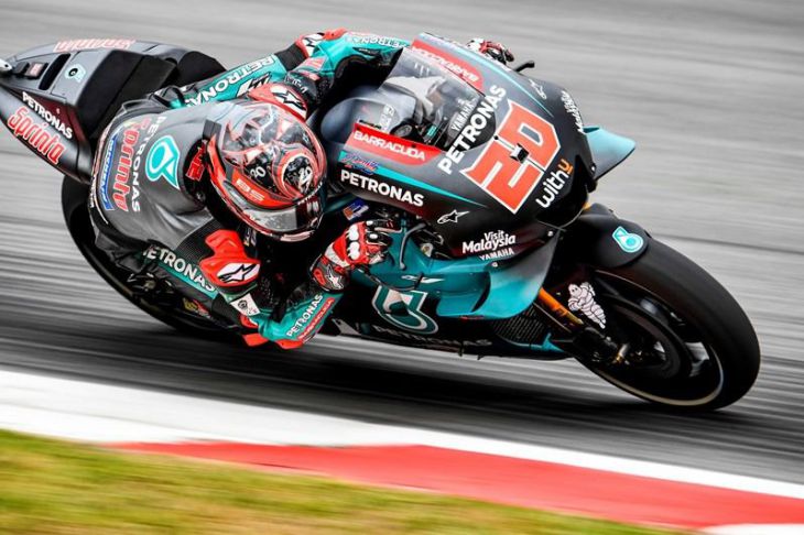 F. QUARTARARO (MotoGP), DI GIANNANTONIO (Moto2) y G.RODRIGO (Moto3), los más rapidos en Brno