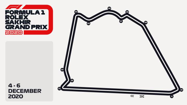 GP de Sakhir F1 2020: Horarios y neumáticos