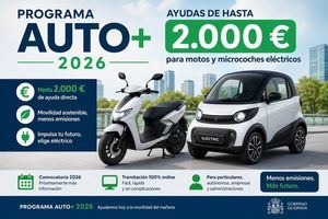 El Programa Auto+ sustituye al Moves III: así quedan las ayudas para motos y microcoches eléctricos