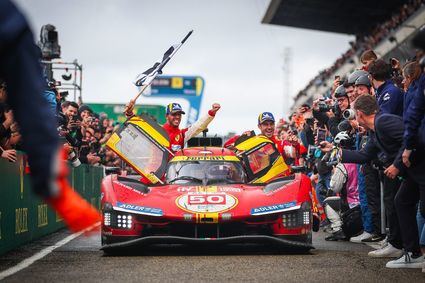 Ferrari gana su segunda victoria consecutiva en Le Mans con suspense hasta el final