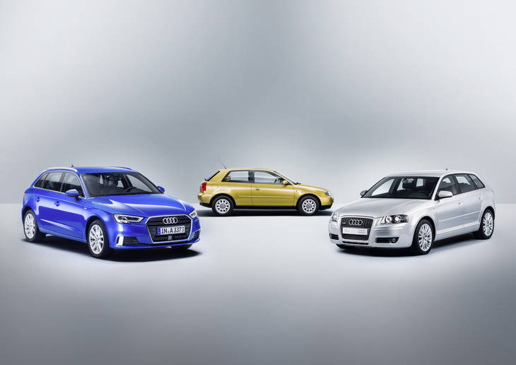 Audi A3, 20 años y tres generaciones