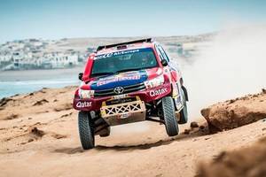 Al-Attiyad en coches y Prince en motos ganan en Marruecos