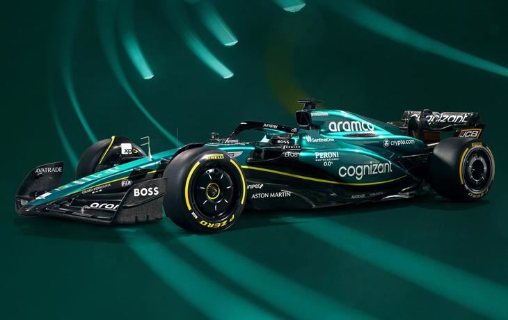 Aston Martin presenta el 'AMR23', el nuevo monoplaza de Alonso y Stroll para el Mundial