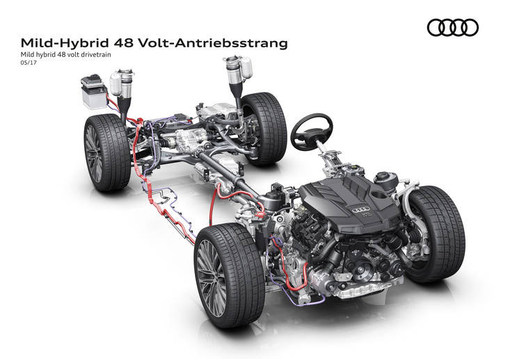 Un primer vistazo al nuevo Audi A8 Mild Hybrid