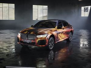 El BMW 745Le M Sport 2020 nombrado "Art Car"