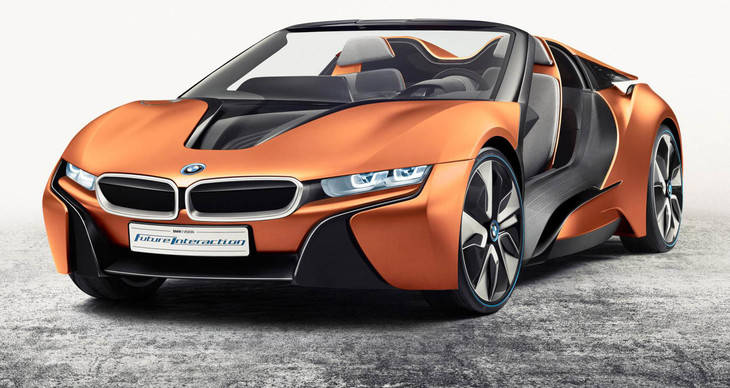 El BMW i8 Spyder presentado en el CES 2016