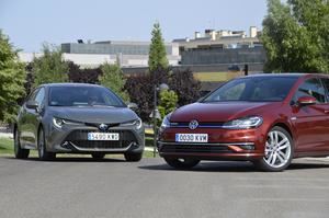 VW Golf TSI vs Toyota Corolla dos compactos muy diferentes