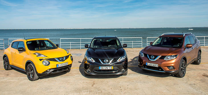 Gama Nissan Crossover al completo