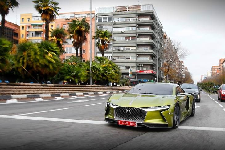 DS E-Tense un concept silencioso y cero emisiones.