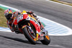Triplete español en el podio de Jerez: Pedrosa, Márquez y Lorenzo