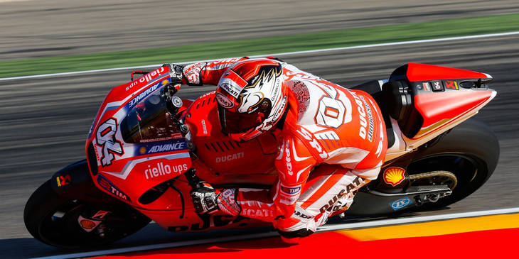 Dovizioso sobre la nueva Ducati GP14.2