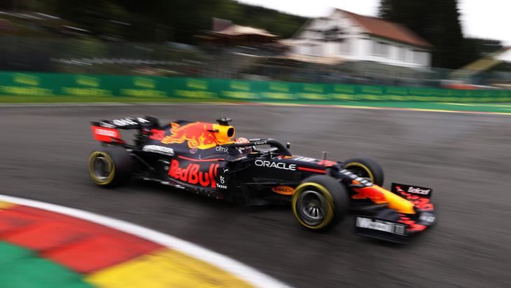 Max Verstappen marca la pauta la primera jornada del GP de Bélgica.