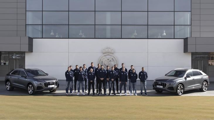 Audi entrega sus coches a los jugadores del Real Madrid de Baloncesto