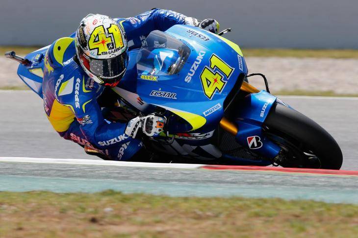 Las Suzuki, como un misil en MotoGP