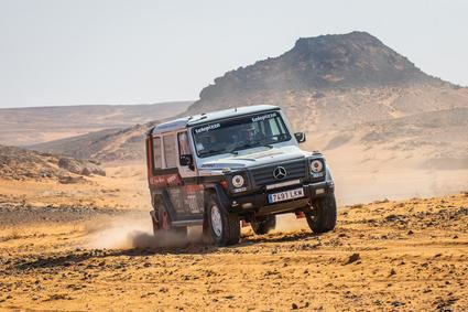 Rumbo Zero pone ilusión y tres Mercedes G en Arabia Saudí