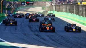 Max Verstappen se lleva la victoria en la Sprint del Gran Premio de Brasil