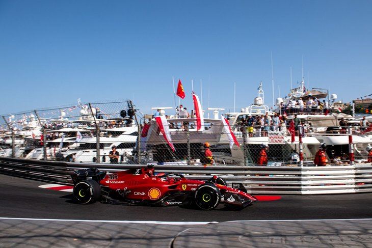 Leclerc el más rápido el primer día del GP de Mónaco