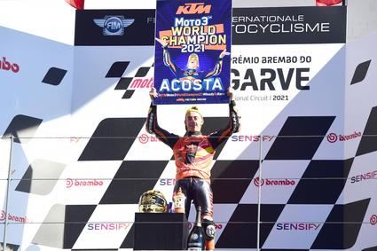 Pedro Acosta, nuevo Campeón del Mundo de Moto3