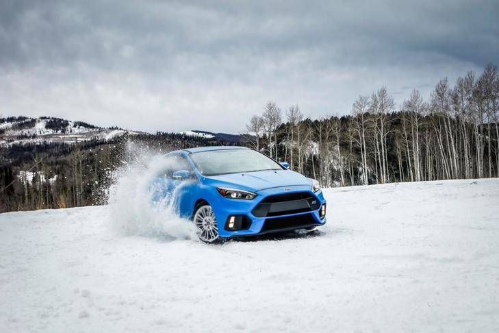 Así se las gasta el Focus RS en la nieve