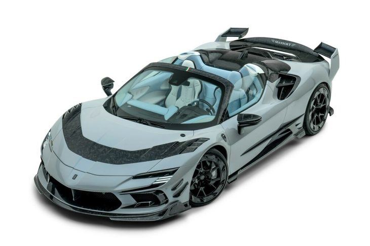 Mansory lanza el Ferrari F9XX Tempesta Celeste: un SF90 Spider de otra galaxia