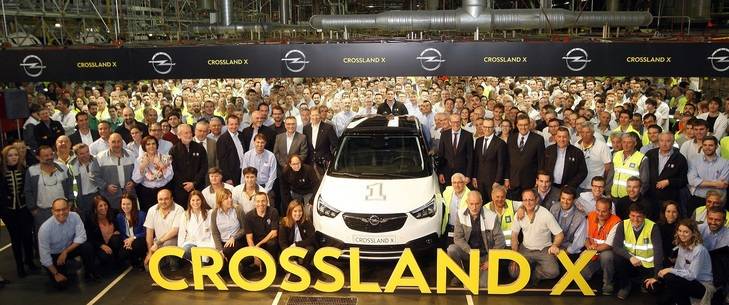 Opel inicia la producción del Crossland X
