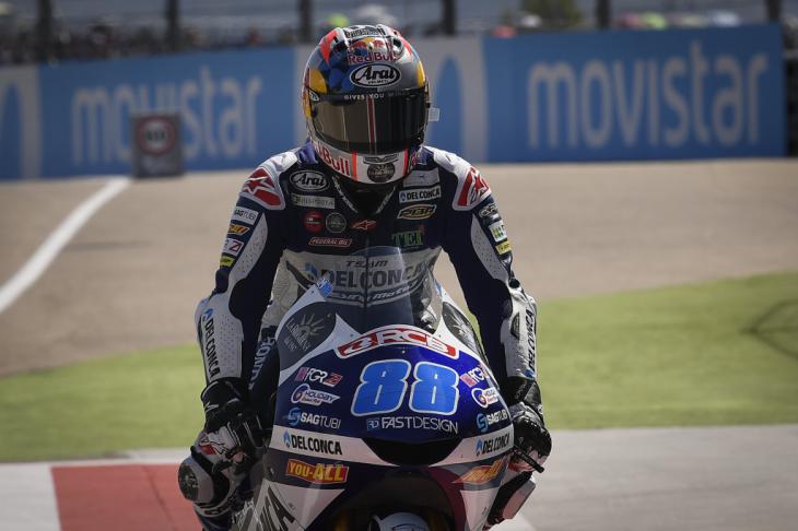 Carreron de Jorge Martín en Moto3