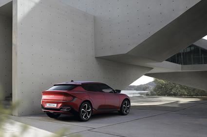 Kia EV6 símbolo de la nueva marca de Kia