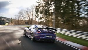 Porsche logra un tiempo récord en Nürburgring con el 718 Cayman GT4 RS gracias al Kit Manthey