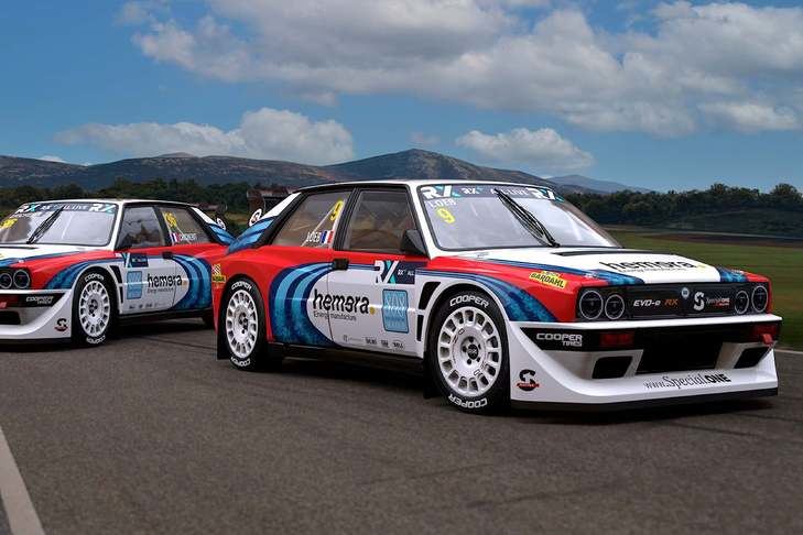 El legendario diseño de Martini Racing vuelve con el Lancia Delta Evo-e RX