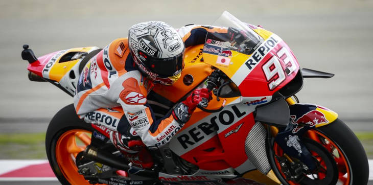 Márquez lidera los libres 1 en Sepang