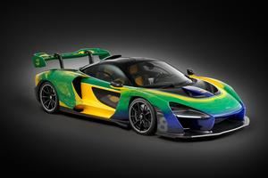 McLaren rinde un emotivo homenaje a Ayrton Senna con una librea única en el McLaren Senna