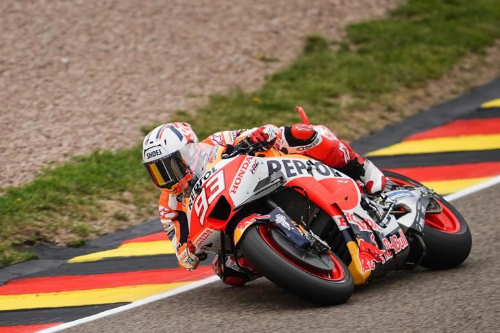 Marc Márquez regresa a Assen recuperado de las caídas sufridas en Alemania