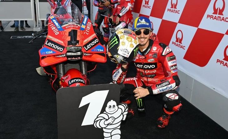 Francesco Bagnaia conquista la pole position del GP de Emilia-Romaña