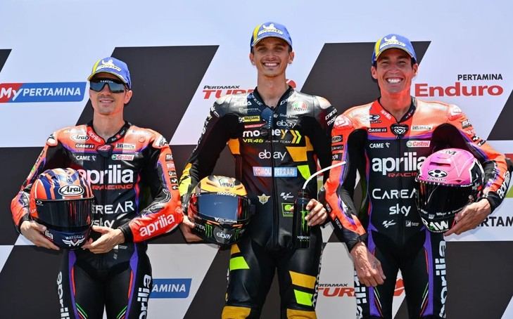 Luca Marini logra su primera pole position en MotoGP 2023 en el GP de Indonesia