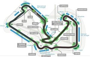 GP de Gran Bretaña, circuito, neumáticos y horarios
