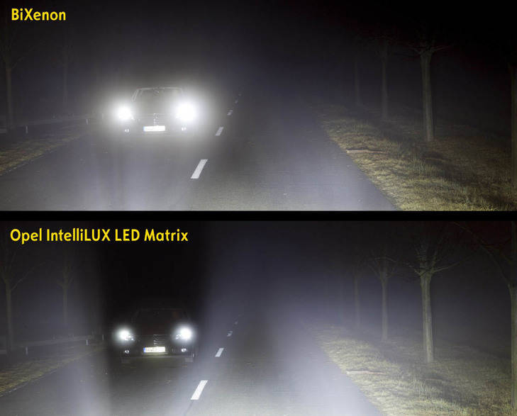 Iluminación LED Matrix de Opel