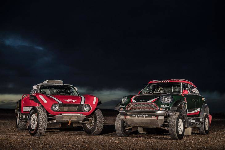 Mini va al Dakar con dos vehículos: John Cooper Works Rally y John Cooper Works Buggy