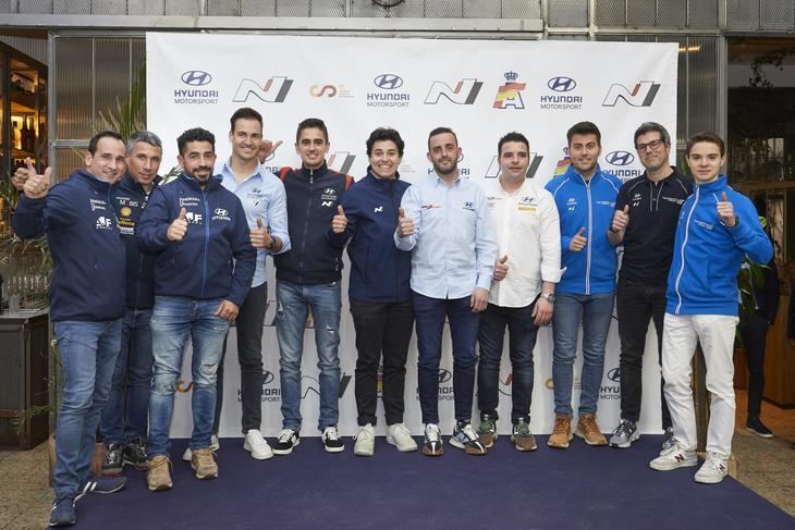 Los pilotos de Hyundai Motorsport celebran su éxito en 2022 con un acto especial en Madrid