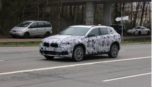 Nuevo BMW X2 rodando en Nürburgring